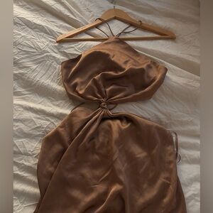 Fame and Partners Demeter Dress in Bronze- Size 12